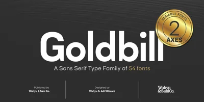 Goldbill Font