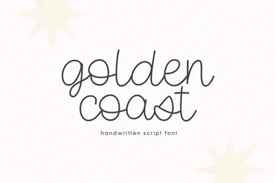 Golden Coast | Script Font