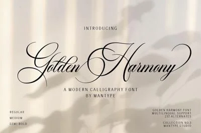 Golden Harmony Font