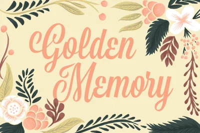 Golden Memory Font