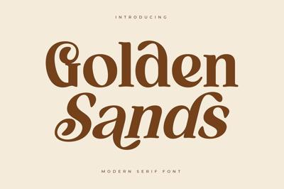 Golden Sands Modern Serif Font Free Download