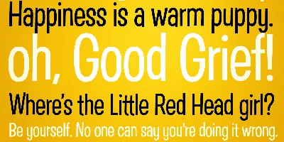 Good Grief PB Font