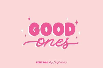 Good Ones Font Duo