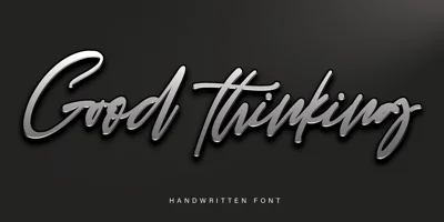 Good Thinking Font