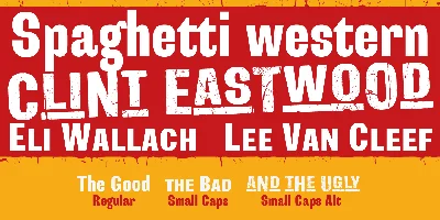 GoodBadUgly Font