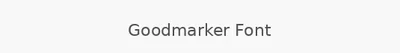 Goodmarker Font