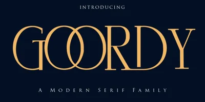 Goordy Font