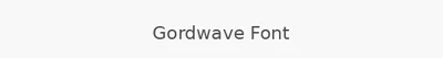 Gordwave Font