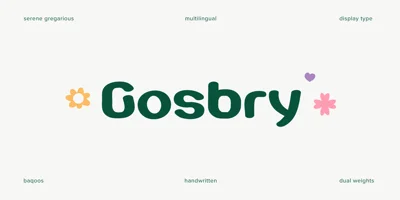 Gosbry Font