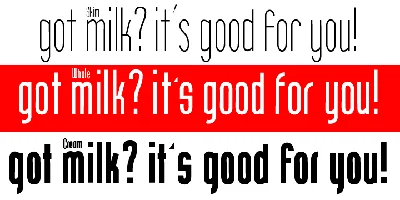 Got Milk Font