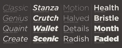 Gotham Font
