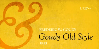 Goudy Old Style Font