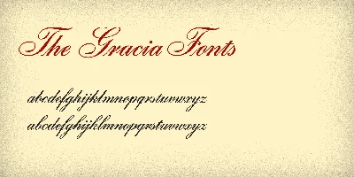 Gracia Series 50 Font