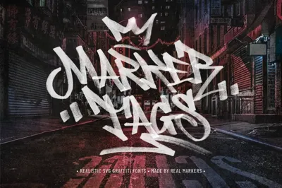 Graffiti Inspired | Marker Tags SVG Free Download