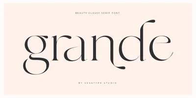 Grande SS Font