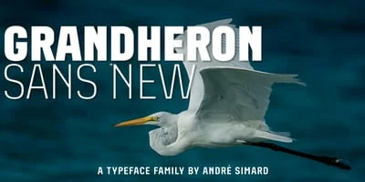 Grandheron Sans New Font