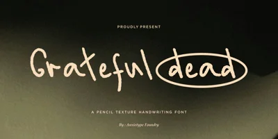 Grateful dead Font