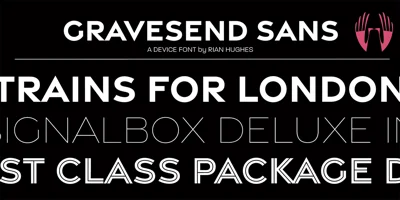 Gravesend Sans Font