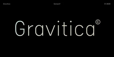 Gravitica Font