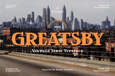 Greatsby + Extras Font