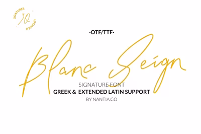 Greek Font Signature Free Download