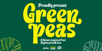 Green Peas Font