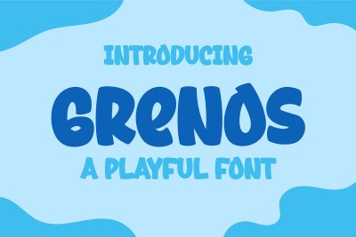 Grenos Playful Display Font