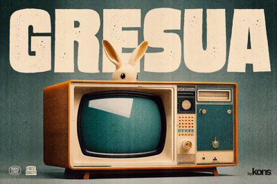 Gresua - Organic Bold Fonts Free Download