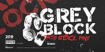 Greyblock Font