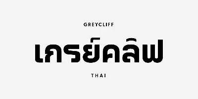 Greycliff Thai CF Font