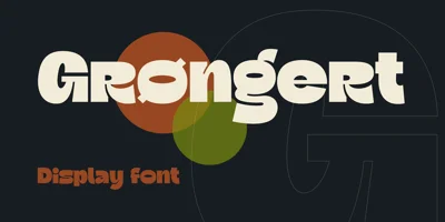 Grongert Font