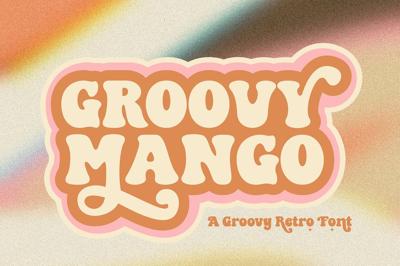 Groovy Mango A Groovy Retro Font Free Download