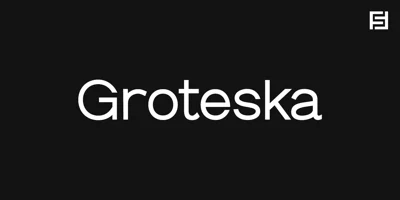 Groteska Font