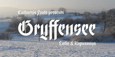 Gryffensee Font