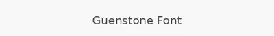 Guenstone Font