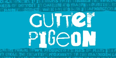 Gutter Pigeon Font