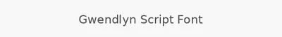 Gwendlyn Script Font