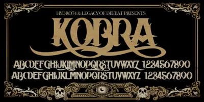 H74 Kobra Font