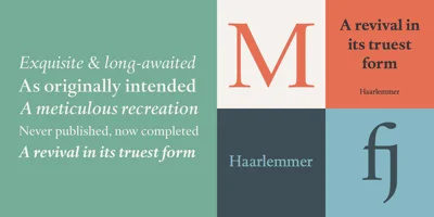 Haarlemmer Font