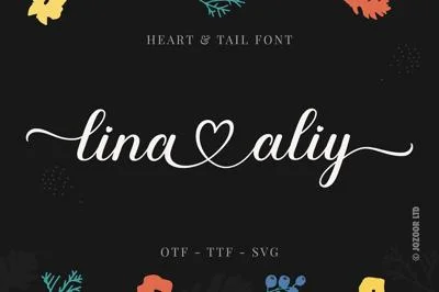 Habiby - Lovely Heart Script Font