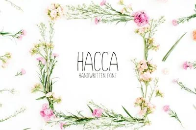 Hacca Handwritten Sans Serif Font