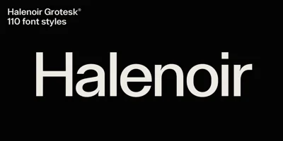 Halenoir Font