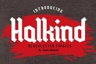 Halkind Blackletter Font