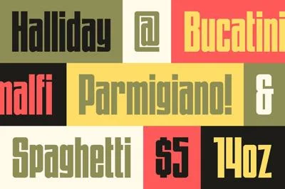 HALLIDAY Font
