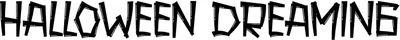 Halloween Dreaming Font