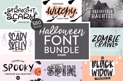 HALLOWEEN Font Bundle Free Download