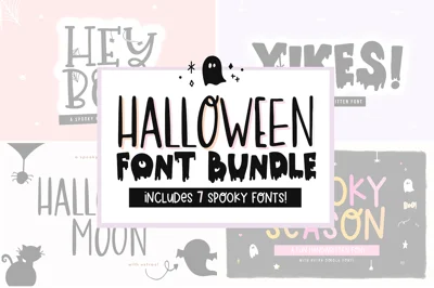 Halloween Font Bundle