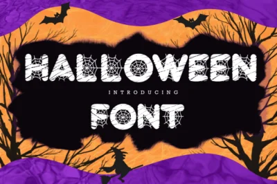H Halloween Font Font