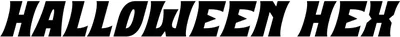 Halloween Hex Font