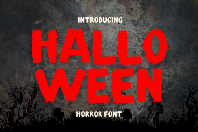 Halloween is a cool Halloween Font